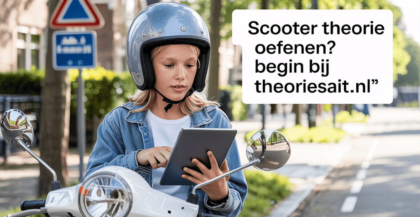 Theoriesait.nl – dé #1 plek om scooter theorie te oefenen.